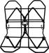 VWP Bagagedrager Verbreder - dragerverbreder - 28 X 25 Cm Zwart - pakdrager