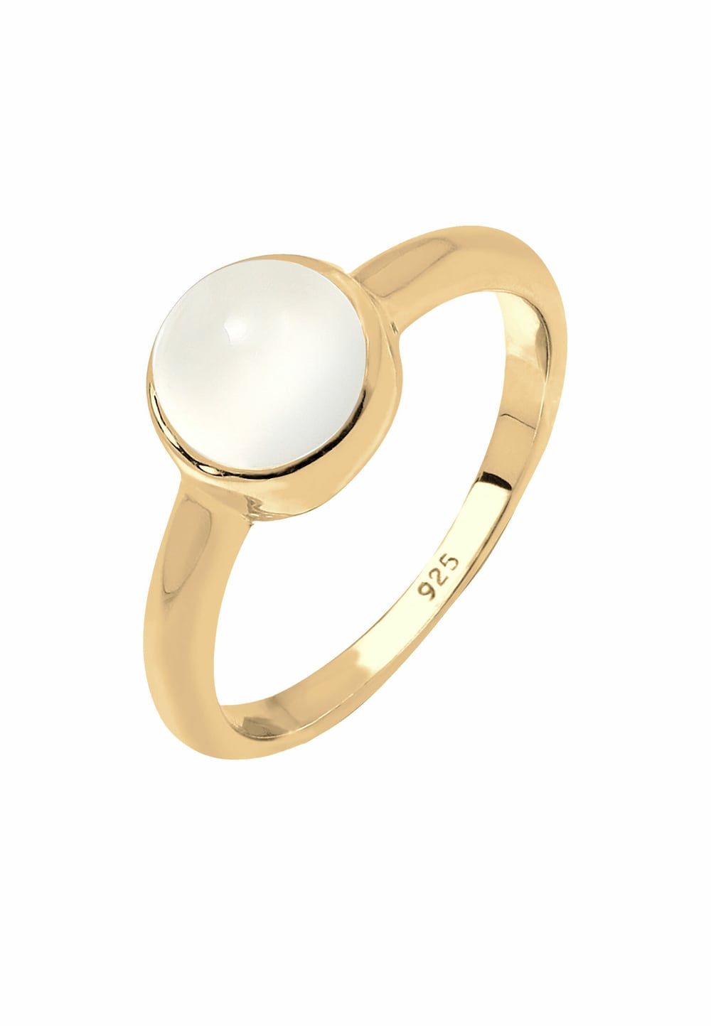 Elli Ring Dames Eenzaam met Maansteen in 925 Sterling Zilver Ring