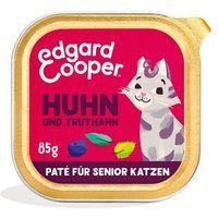 Edgard & Cooper Edgard & Cooper natvoer voor katten Senior Paté Kalkoen en kip 32x85 g