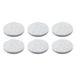 AMIG Anti-krasvilt - 24x - wit - 18 mm - rond - zelfklevend - meubel beschermvilt