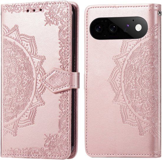 imoshion Hoesje - Geschikt voor Google Pixel 11 - Mandala Bookcase - Rose Gold