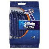 Gillette Blue II Plus Rasoirs jetables pour hommes - 20 pièces