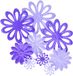 Craftime AC0130 V FAB Flowers-aansluiting, lila