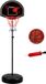 Get & GO Basketbalstandaard - Verstelbaar - Bal + Pomp - Zwart - Tot 172 cm