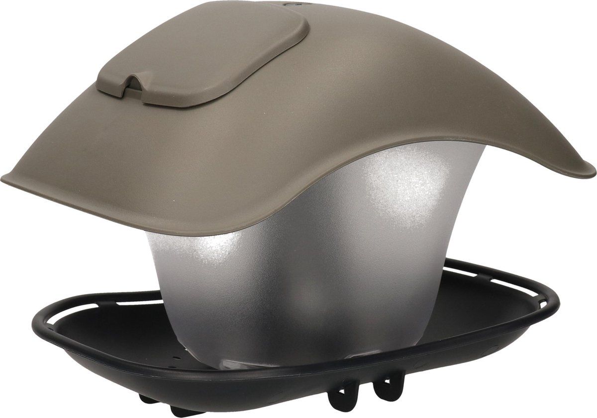 Prosperplast Vogelvoedersilo - Grijs - Kunststof - 25 cm