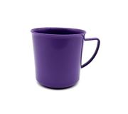 Kimmel Handbeker handvat mok theekop koffiebeker herbruikbaar onbreekbaar 180 ml, kunststof, paars, 21-000-1509-1