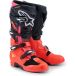 Alpinestars Bottes Tech 7 Noir Rouge Fluo Rose Fluo