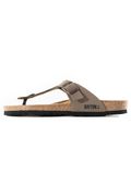 Bayton Teenslippers 'Mercure' taupe / zwart