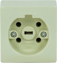 Perilex Contactdoos opbouw crème | Merkloos | Kema | 400 V