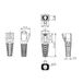 ROLINE RJ45 tule, 10 stuks, zwart