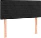 vidaXL Hoofdbord 100x5x78/88 cm fluweel zwart