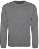 Just Hoods AWDis Sweat Graphite Heather Maat M