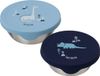Fresk Snackbox pour Enfants - 2 pièces - Boîte à snacks en Inox - Boîtes de conservation lavables au lave-vaisselle - Boîte à fruits pour l'école - Boîtes de conservation - Boîte à fruits - Bleu - Dino
