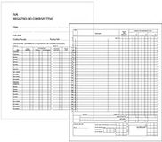 Edipro E2106 Iva Correspondentboek 47 bladzijden genummerd F.To 31 x 24,5