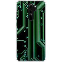 1001 coques Xiaomi Redmi Note 8 Pro Bedrukt siliconen hoesje Texture circuit geek