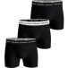 Björn Borg Cotton Stretch Boxershort Heren Zwart/Wit/Zwart - 3 stuks