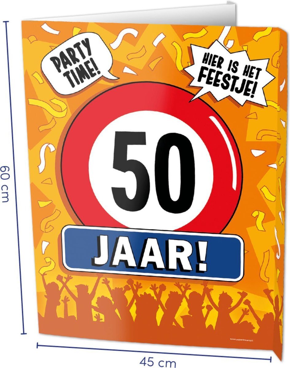 - Uithangbord - Window signs - 50 jaar