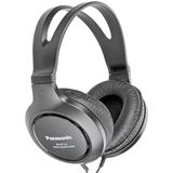 Panasonic RP-HT161E-K HiFi-hoofdtelefoon - 2m lange kabel, 10-27.000Hz, 30mm converter, zwart