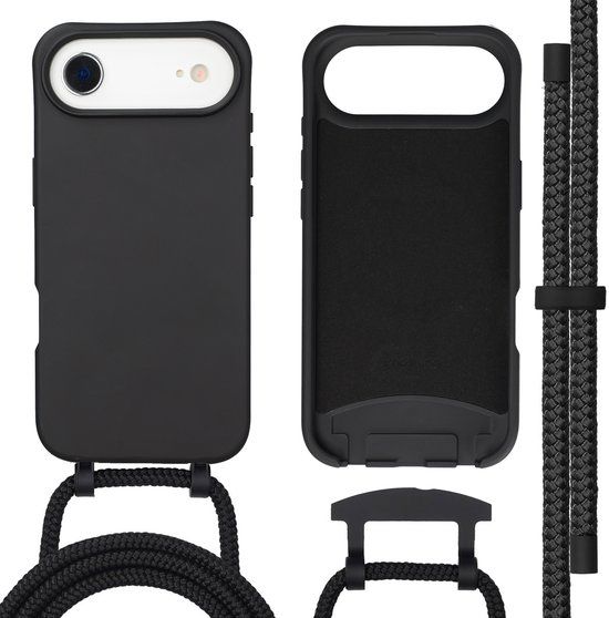 imoshion Color Backcover met afneembaar koord geschikt voor MagSafe - Zwart