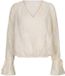 Lofty Manner Blouse Top Tilly Rg59 Cream Dames Maat - M