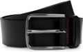 HUGO Leren Riem Gerik W110 Zwart
