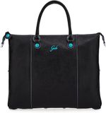 Gabs G3 Plus Schoudertas Bull Basic Zwart Leer