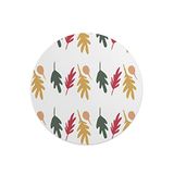 Questo Casa Ronde Digitally Printed Mouse Pad, Non-Slip Base, for Office and Home, Diameter: 22 cm