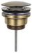 Sapho Combiné de vidage 5/4", click-clack, avec grand bouchon, bronze