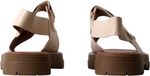 Super Mode He Valentine Sandalen met klittenband beige Dames Maat 39