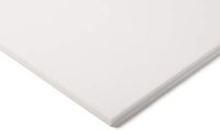 RS PRO PTFE kunststof plaat, wit, 10mm x 300mm x 600mm