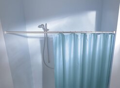 KLEINE WOLKE douche stang spanstang 130x250 cm, ø2,5 cm, chroom