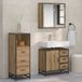 vidaXL Badkamermeubel Set 3-delig Artisan Eiken 35 x 37,5 x 100 cm