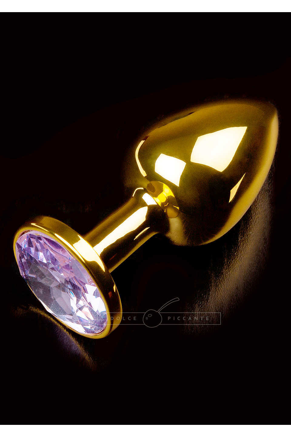 Dolce Piccante Buttplug Jewellery Gold Small Baby Purple