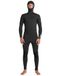Quiksilver Combinaison en néoprène à manches longues avec capuche et fermeture éclair sur la poitrine E Session 5/4/3 mm