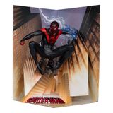 McFarlane Toys Marvel Spider-Man 1:10e schaal verzamelobject met scène (Miles Morales: Spider-Man #1)