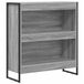 vidaXL Bibliothèque Gris Sonoma 80 x 30 x 86,5 cm Bois traité
