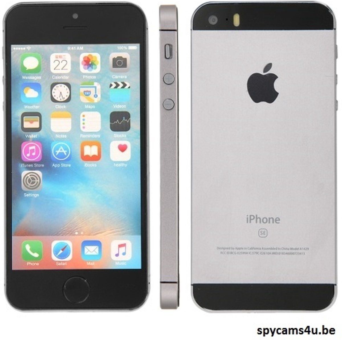 Spycams4u.be iPhone SE dummy model grijs - display model iPhone SE - showroom model iPhone SE
