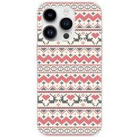 1001 coques Apple iPhone 14 Pro Kersttrui rendier Siliconen hoesje