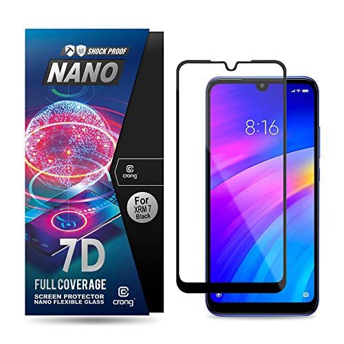 Crong 7D Nano Flexibel Glas - Volledige dekking Hybrid Screen Protector 9H Xiaomi Redmi 7