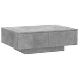 VidaXL Salontafel 90x60x31 cm bewerkt hout betongrijs