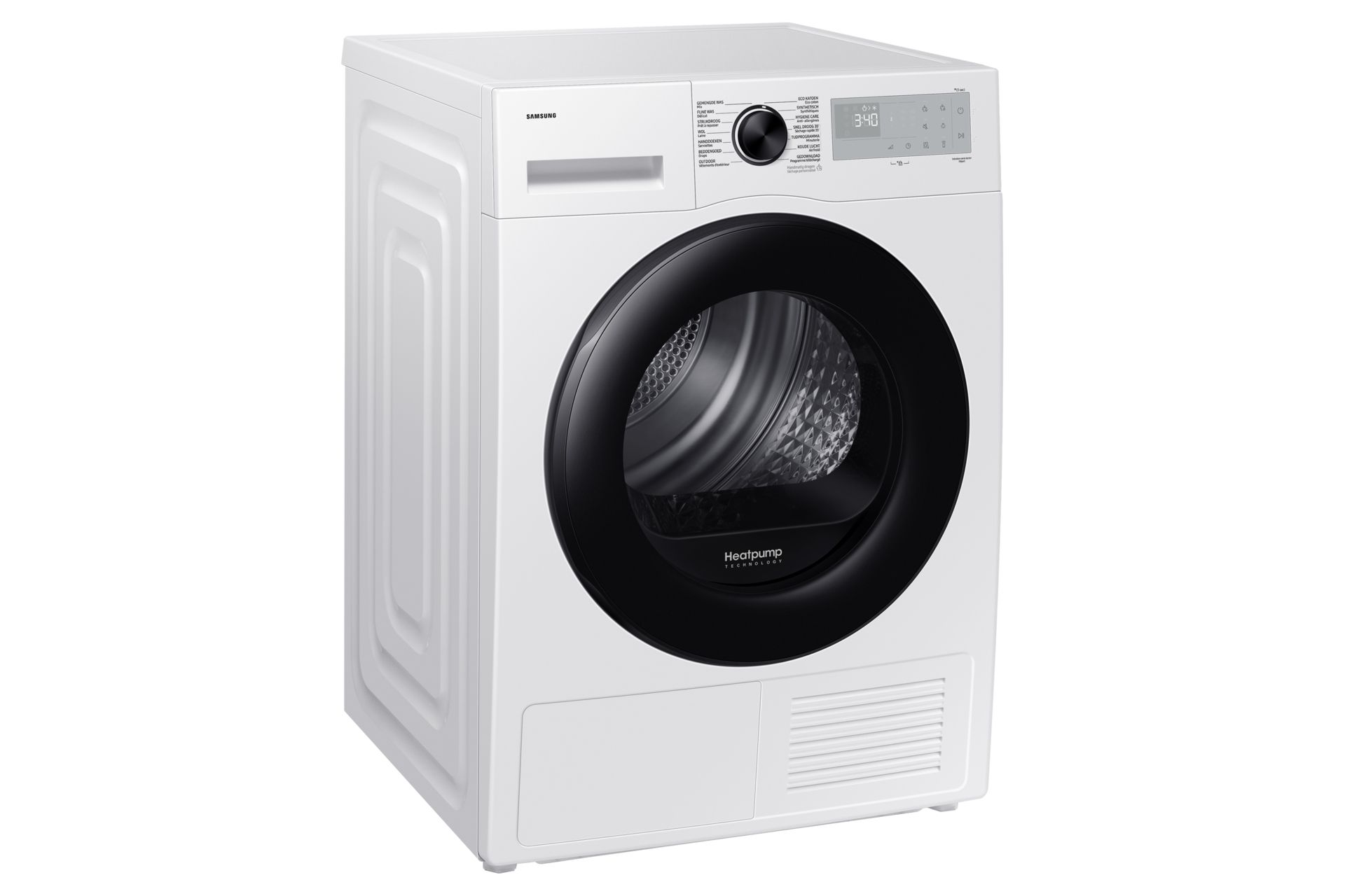Samsung DV9UDG52A0AHEN Warmtepompdroger - 9kg - Wit - A+++ - NL/FR