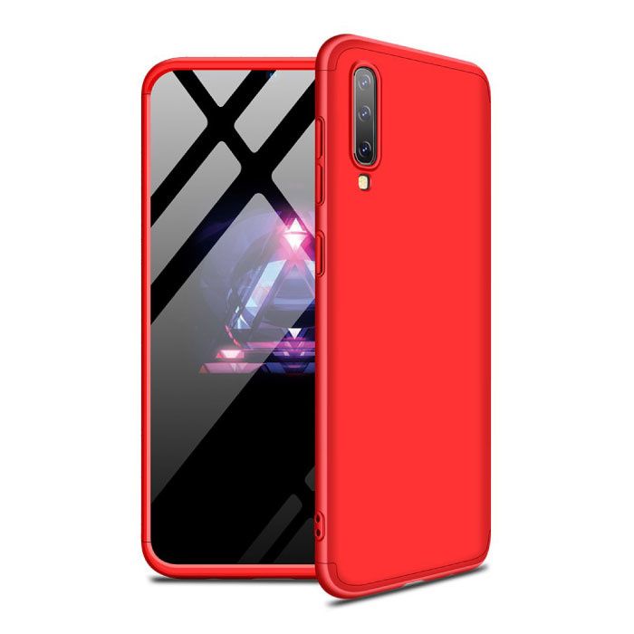 Stuff Certified Xiaomi Redmi 7A Full Cover - 360° Body Hoesje Case + Screenprotector Rood