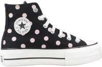 Converse Chuck Taylor All Star Lift Platform Polka Dots Zwart