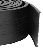 Syfax Garage Deurafsluiting Zwart 70 x 6 mm 6 m PVC