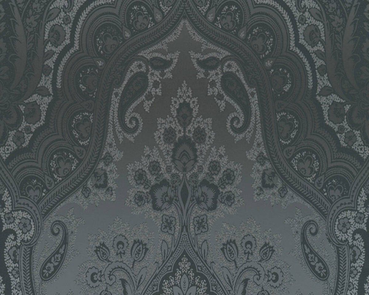 A.S. Création My Home My Spa - CHIQUE ORNAMENTEN BEHANG - boho stijl - 1005 x 53 cm - Zwart, Zilver, Donker Grijs