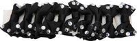 Horka Invlechtstrikjes Strass Zwart Polyester