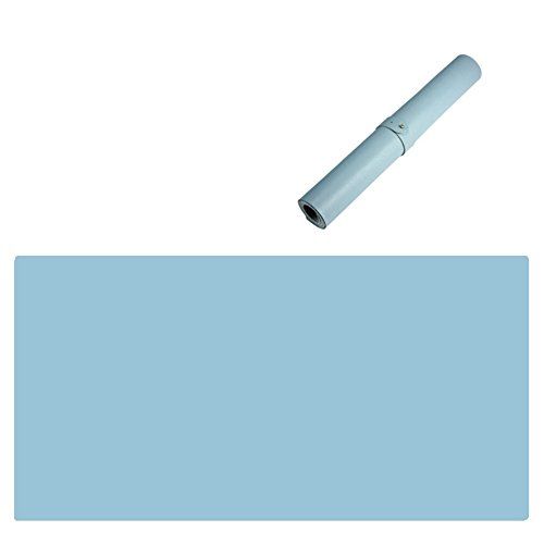 LL-COEUR Grote Kunstleer Waterbestendig Muismat Computer Kantoor Bureaulegger 2MM (1000 x 500 x 2 mm, Hemelsblauw)