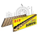 Kettingset DID Kettingset staal 520VX3 / 104 clipslot voor Honda CB B 200 ccm Bj. 1974-1976