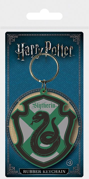 Pyramid International Harry Potter - Slytherin Sleutelhanger - Rubber - Zwart/Wit/Groen