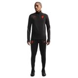 Nederland Nike Nederland Strike Dri-Fit gebreide voetbalbroek voor heren, Black/Hyper Crimson/Hyper Crimson, IB5346-010, XS